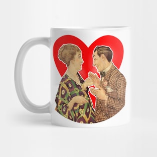 He talks, she listens: talking Mug